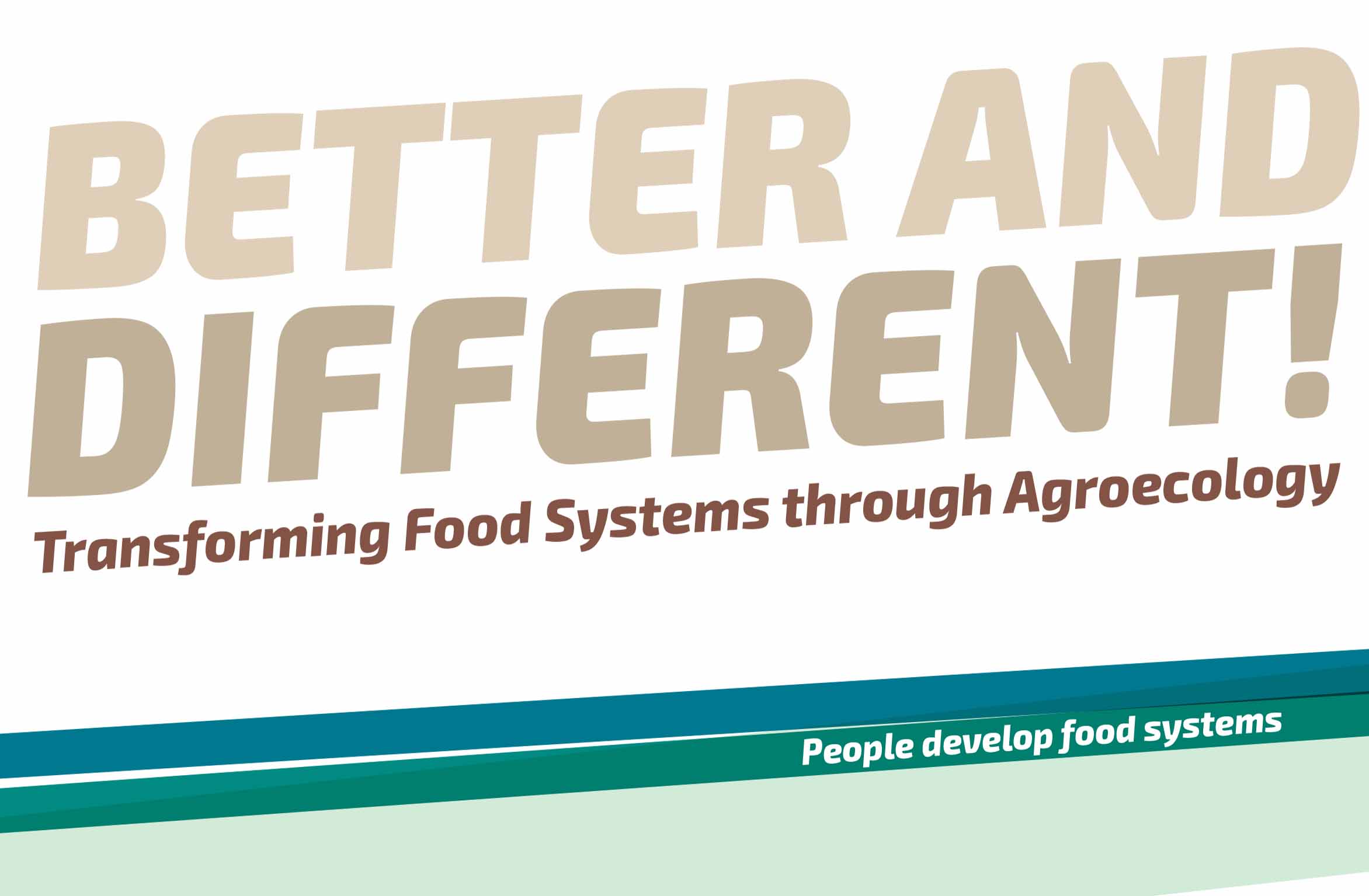 NEW ! The English Version Of “Better And Different ! Transforming Food ...