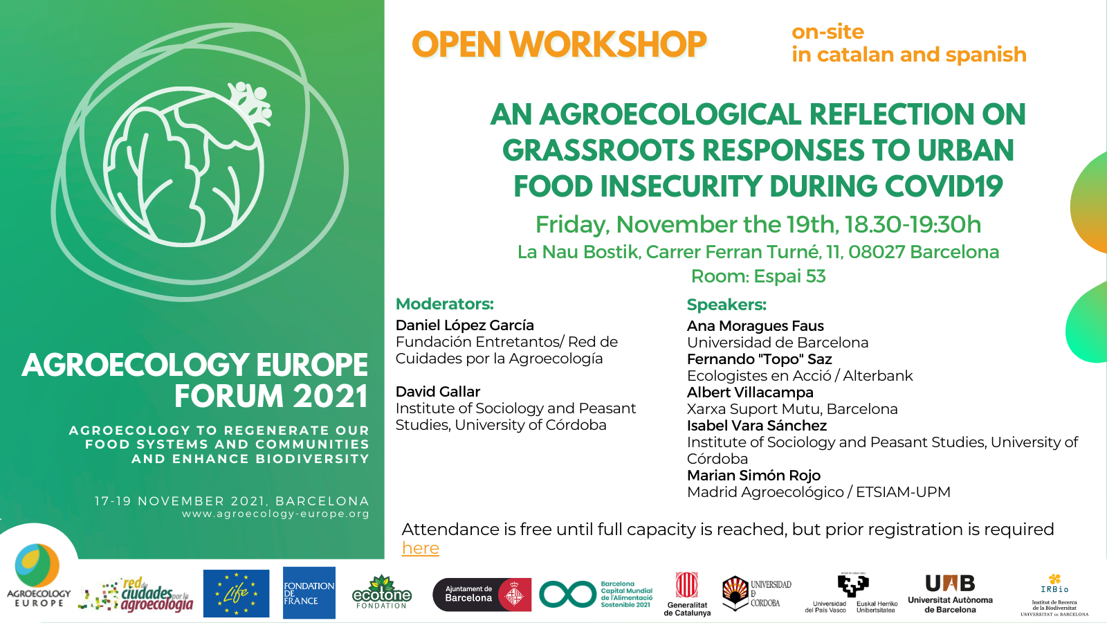 Discover Our Sessions! • Agroecology Europe